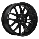 Dai Alloys - Autobahn - Black - Gloss Black - 17" x 7.5", 42 Offset, 5x114.3 (Bolt Pattern), 73.1mm HUB