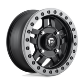 Fuel UTV - D917 ANZA BEADLOCK - Black - MATTE BLACK - 15" x 7", 38 Offset, 4x137 (Bolt Pattern), 110.1mm HUB