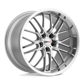 Cray Wheels - EAGLE - Silver - SILVER WITH MIRROR CUT FACE & LIP - 18" x 9", 50 Offset, 5x120.65 (Bolt Pattern), 70.3mm HUB