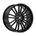 Black Rhino - KRUGER - Black - Gloss Black - 22" x 9.5", 30 Offset, 6x135 (Bolt Pattern), 87.1mm HUB