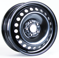 RTX Wheels - Steel Wheel - Black - Black - 16" x 6", 50 Offset, 5x108 (Bolt Pattern), 63.4mm HUB