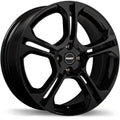 Fast Wheels - KiX - Black - Gloss Black - 17" x 7", 42 Offset, 4x100 (Bolt Pattern), 60.1mm HUB