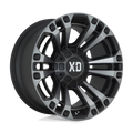 XD Series - XD851 MONSTER 3 - Black - SATIN BLACK WITH GRAY TINT - 20" x 9", 0 Offset, 8x170 (Bolt Pattern), 125.1mm HUB