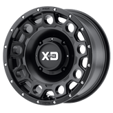 XD Powersports - XS129 HOLESHOT - Black - Satin Black - 14" x 7", 10 Offset, 4x156 (Bolt Pattern), 132mm HUB