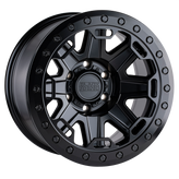 Black Rhino - RIFT BEADLOCK - Gunmetal - MATTE BLACK - 17" x 8.5", -38 Offset, 5x127 (Bolt Pattern), 71.5mm HUB