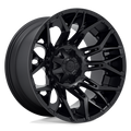 Fuel - D772 TWITCH - Black - BLACKOUT - 22" x 12", -44 Offset, 5x139.7, 150 (Bolt Pattern), 110.1mm HUB