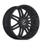 Kraze Wheels - CRAY - Black - SATIN BLACK - 18" x 8", 40 Offset, 5x110, 115 (Bolt Pattern), 73mm HUB