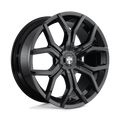 DUB - S208 ROYALTY - Black - GLOSS BLACK - 22" x 9.5", 30 Offset, 6x135, 139.7 (Bolt Pattern), 87.1mm HUB