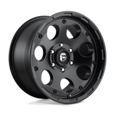 Fuel - D608 ENDURO - Black - Matte Black - 18" x 9", 1 Offset, 6x139.7 (Bolt Pattern), 108mm HUB