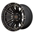 XD Series - XD846 DOUBLE DEUCE - Gunmetal - SATIN BLACK WITH DARK TINT - 20" x 9", 0 Offset, 5x127 (Bolt Pattern), 71.5mm HUB