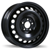 Fast Wheels - Steel - Black - Black - 17" x 6.5", 45 Offset, 5x114.3 (Bolt Pattern), 66.1mm HUB