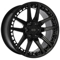 Ruffino HARD - Xtreme - Black - Satin Black - 20" x 9", 15 Offset, 5x127, 139.7 (Bolt Pattern), 77.8mm HUB