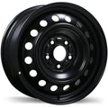 Fast Wheels - Steel - Black - BLACK - 16" x 6.5", 46 Offset, 5x114.3 (Bolt Pattern), 67.1mm HUB