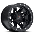 Vision Wheel ATV - 550 FIVE FIFTY - Black - Matte Black - 14" x 7", 2_5 Offset, 4x156 (Bolt Pattern), 131.1mm HUB