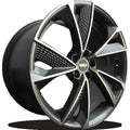 Euro Design - AR-8 - Gunmetal - Gunmetal Machined - 20" x 9", 35 Offset, 5x112 (Bolt Pattern), 66.6mm HUB