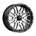 MSA Offroad Wheels - M38 BRUTE - Black - GLOSS BLACK MACHINED - 16" x 7", 10 Offset, 4x137 (Bolt Pattern), 112.1mm HUB