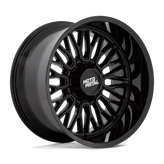 Moto Metal - MO809 STINGER - Black - GLOSS BLACK - 22" x 12", -44 Offset, 8x165.1 (Bolt Pattern), 125.1mm HUB