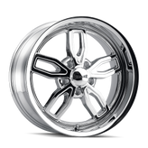 Ridler - 608 - Chrome - CHROME - 18" x 8", 0 Offset, 5x120.65 (Bolt Pattern), 72.6mm HUB