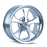 Ridler - 645 - Chrome - CHROME - 20" x 10", 0 Offset, 5x127 (Bolt Pattern), 83.8mm HUB