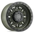 Black Rhino - ABRAMS - OLIVE DRAB GREEN - 20" x 9.5", 12 Offset, 6x139.7 (Bolt Pattern), 112.1mm HUB