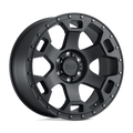 Black Rhino - GAUNTLET - Black - Semi Gloss Black with Gunmetal Bolts - 20" x 9", 12 Offset, 5x150 (Bolt Pattern), 110.1mm HUB