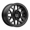 KMC Wheels - KM535 GRENADE OFF-ROAD - Black - MATTE BLACK - 17" x 9", 18 Offset, 6x135 (Bolt Pattern), 87.1mm HUB