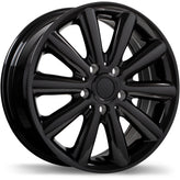 Replika - R181 - Black - Titanium Black - 16" x 6.5", 54 Offset, 5x112 (Bolt Pattern), 66.6mm HUB