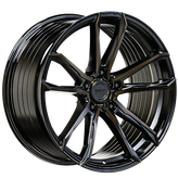 Envy Wheels - FF1BT - Black - BLACK TINT MACHINED FACE - 20" x 10", 20 Offset, 5x112 (Bolt Pattern), 66.6mm HUB
