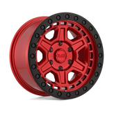 Black Rhino - RENO - CANDY RED WITH BLACK RING & BOLTS - 17" x 9", 0 Offset, 6x139.7 (Bolt Pattern), 112.1mm HUB