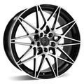 RSSW - Super Tourer - Black - Gloss black, machined face - 17" x 7.5", 35 Offset, 5x120 (Bolt Pattern), 72.6mm HUB