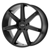KMC Wheels - KM700 REVERT - Black - Satin Black - 24" x 9.5", 15 Offset, 5x139.7 (Bolt Pattern), 78.1mm HUB