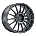 TSW Wheels - PADDOCK - Gunmetal - SEMI GLOSS BLACK W/ MACHINED TINTED RING - 20" x 9", 35 Offset, 5x120 (Bolt Pattern), 76.1mm HUB