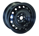 RTX Wheels - Steel Wheel - Black - Black - 17" x 7", 40 Offset, 5x114.3 (Bolt Pattern), 56.1mm HUB