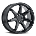 Ruff - SHIFT - Black - Gloss Black - 18" x 8", 38 Offset, 5x112, 120 (Bolt Pattern), 72.1mm HUB