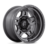 Fuel - D801 OXIDE - Gunmetal - MATTE GUNMETAL - 17" x 9", -38 Offset, 6x139.7 (Bolt Pattern), 106.1mm HUB