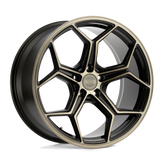 XO Luxury Wheels - HELSINKI - Bronze - Dark Bronze with Brushed Bronze Face - 20" x 10.5", 30 Offset, 5x114.3 (Bolt Pattern), 76.1mm HUB