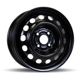 DTD - Steel - Black - Black - 14" x 5.5", 45 Offset, 4x100 (Bolt Pattern), 56.6mm HUB