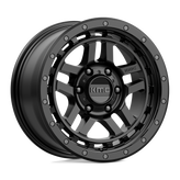 KMC Wheels - KM540 RECON - Black - SATIN BLACK - 17" x 8.5", 18 Offset, 6x139.7 (Bolt Pattern), 106.1mm HUB