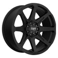 Tuff Wheels - T05 - Black - Satin Black - 22" x 10", -20 Offset, 6x135, 139.7 (Bolt Pattern), 87.1mm HUB