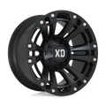 XD Series - XD851 MONSTER 3 - Black - SATIN BLACK - 20" x 10", -18 Offset, 8x180 (Bolt Pattern), 124.2mm HUB