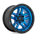 Fuel - D790 AMMO - BLUE WITH BLACK LIP - 20" x 10", -18 Offset, 6x139.7 (Bolt Pattern), 106.1mm HUB