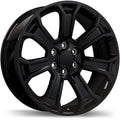 Replika - R204 - Black - Gloss Black - 22" x 9", 24 Offset, 6x139.7 (Bolt Pattern), 78.1mm HUB