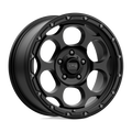 KMC Wheels - KM541 DIRTY HARRY - Black - TEXTURED BLACK - 18" x 8.5", 18 Offset, 5x150 (Bolt Pattern), 110.1mm HUB