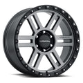 Vision Wheel Off-Road - 354 MANX2 - Grey - Satin Grey - 17" x 9", -12 Offset, 5x139.7 (Bolt Pattern), 108mm HUB