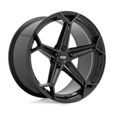 Niche - N258 ARROW - Black - GLOSS BLACK - 20" x 9", 35 Offset, 5x114.3 (Bolt Pattern), 72.6mm HUB