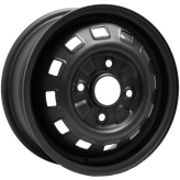 Envy Wheels - Steel Wheel - Black - FLAT BLACK - 16" x 6.5", 42 Offset, 4x100 (Bolt Pattern), 60.1mm HUB