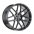 Mandrus - MIGLIA - Gunmetal - Gloss Gunmetal - 20" x 10", 25 Offset, 5x112 (Bolt Pattern), 66.6mm HUB