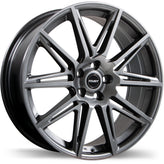 Fast Wheels - Switch - Grey - Titanium - 19" x 8", 35 Offset, 5x114.3 (Bolt Pattern), 66.1mm HUB