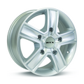 RTX Wheels - Transit - Silver - Silver - 16" x 6.5", 60 Offset, 5x160 (Bolt Pattern), 65.1mm HUB