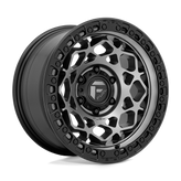 Fuel - D784 UNIT - Gunmetal - GUNMETAL WITH MATTE BLACK RING - 17" x 9", -12 Offset, 6x135 (Bolt Pattern), 87.1mm HUB